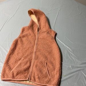 Cozy Kids Sherpa Vest in Brown